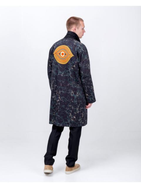 【Dries Van Noten】Reversible coat ❕ Dries Van Noten BNWT AW18 DRIES VAN NOTEN MARBLE EYE REVERSIBLE