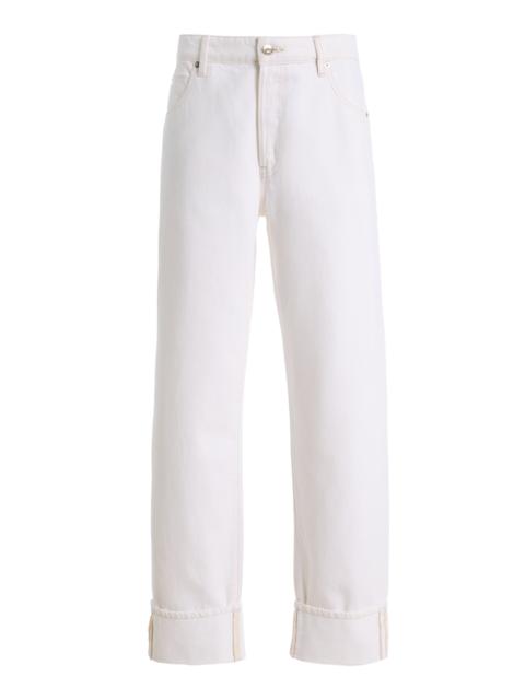 FRAME x Sotheby's Essential Rigid High-Rise Straight-Leg Jeans