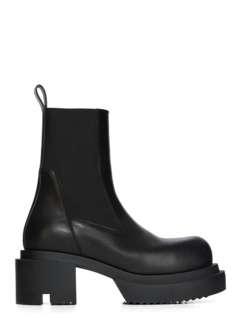 Rick Owens 80mm elastic-panel block-heel boots