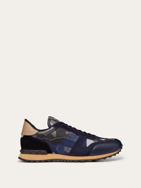 Valentino ROCKRUNNER CAMOUFLAGE LAMINATED SNEAKER