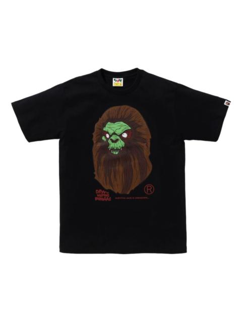 A BATHING APE® A Bathing Ape Horror Mad Face Tee 'Black' 1K70-110-018-BLACK