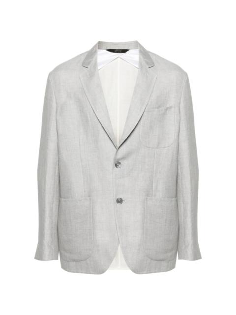 single-breasted blazer