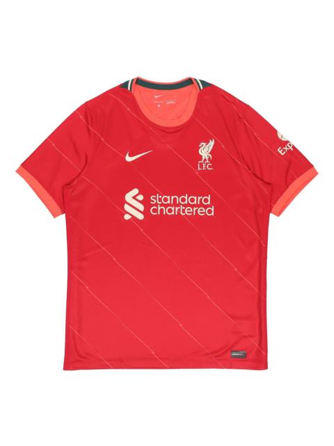 Nike Nike 21-22 Season Fan Edition Liverpool Home Casual Sports Soccer/Football Short Sleeve T-shirt Red