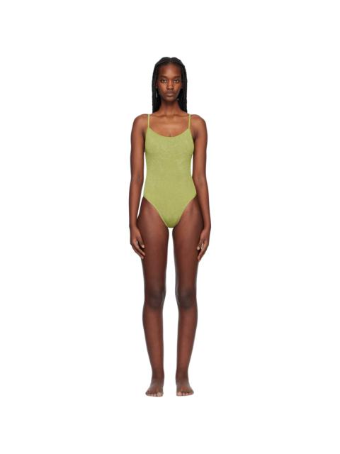 bond-eye Green Low Palace One-Piece Swimsuit