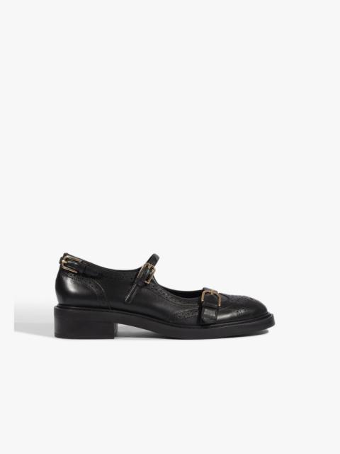 SCHUTZ Dafne Leather Flat