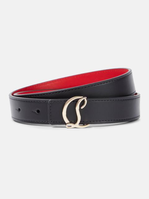 CL Logo leather belt