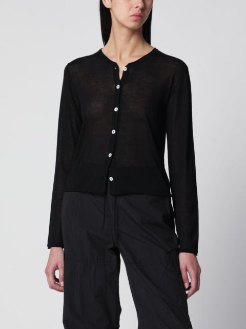 Dunst Black cotton-blend cardigan