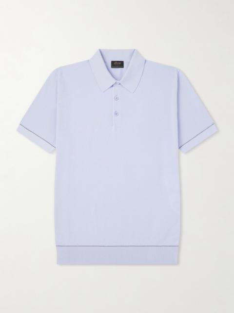 Brioni Sea Island Cotton Polo Shirt