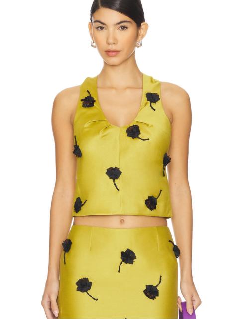 SHUSHU/TONG Tucked Halter Neck Top