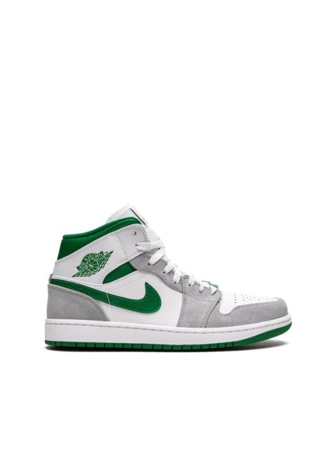 Air Jordan 1 Mid SE "Grey/Pine Green/White" sneakers