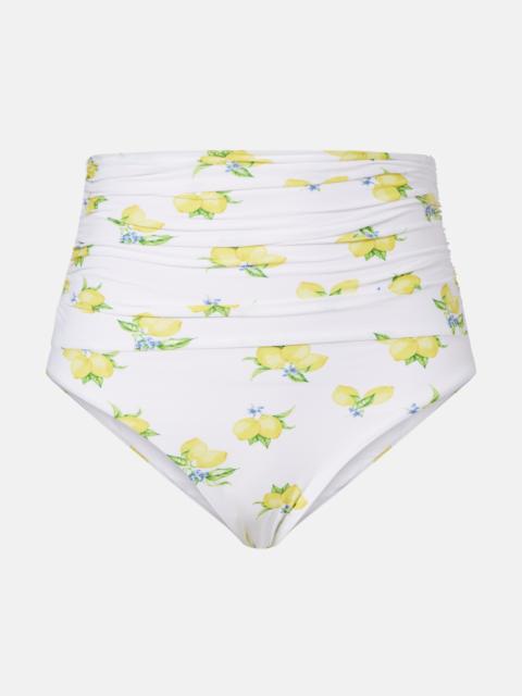 MELISSA ODABASH Tobago printed ruched bikini bottoms