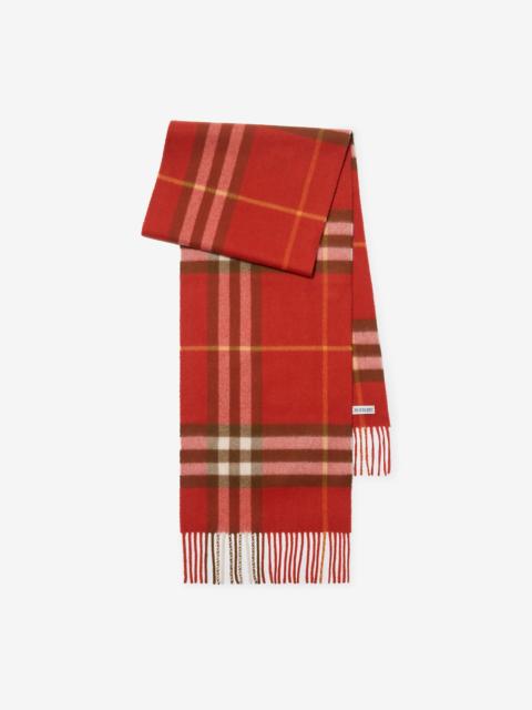 Burberry Check Cashmere Scarf