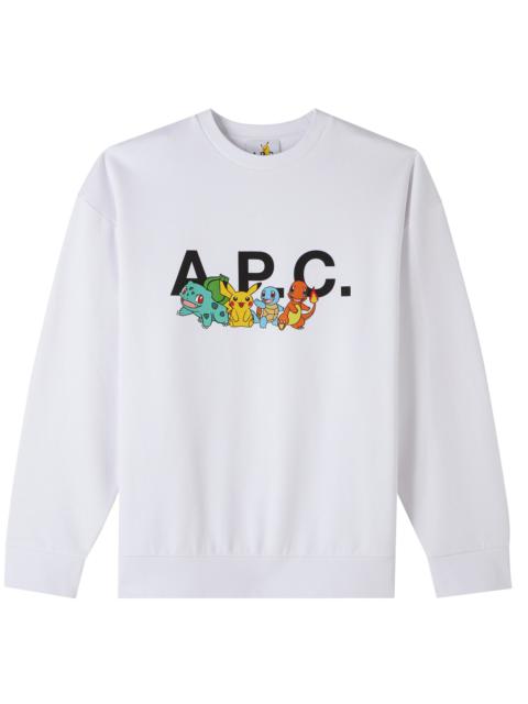 A.P.C. Pokémon The Crew sweatshirt