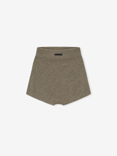 ESSENTIALS Womens Waffle Boy Short
