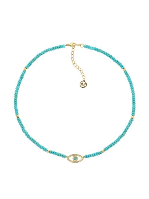 MELISSA ODABASH TURQUOISE EYE NECKLACE