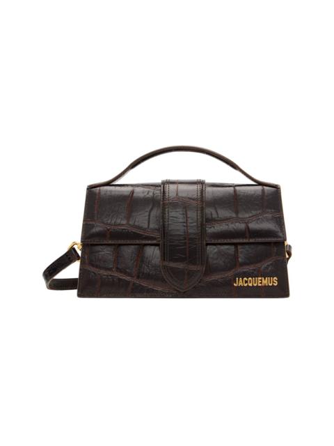 JACQUEMUS Brown 'The large Bambino' Bag