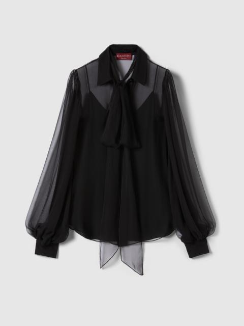 GUCCI Silk chiffon shirt