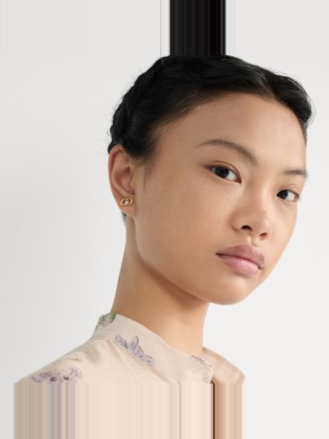 Dior Petit CD Jolie Mini Stud Earrings