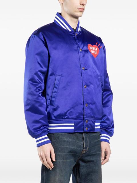 Human Made Stadium heart-patch bomber jacket