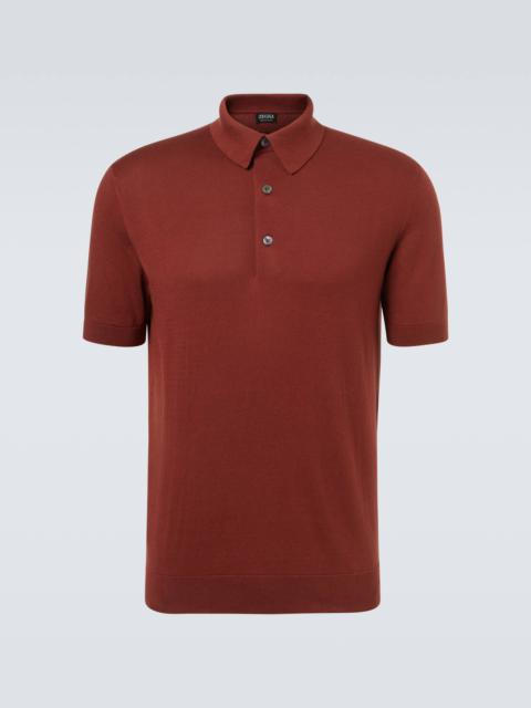 ZEGNA Cotton polo shirt