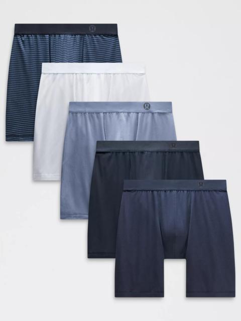 lululemon Always In Motion Long Boxer 7" *5 Pack