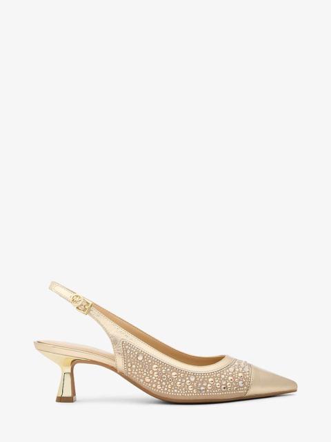MICHAEL KORS Amali Embellished Metallic Pump