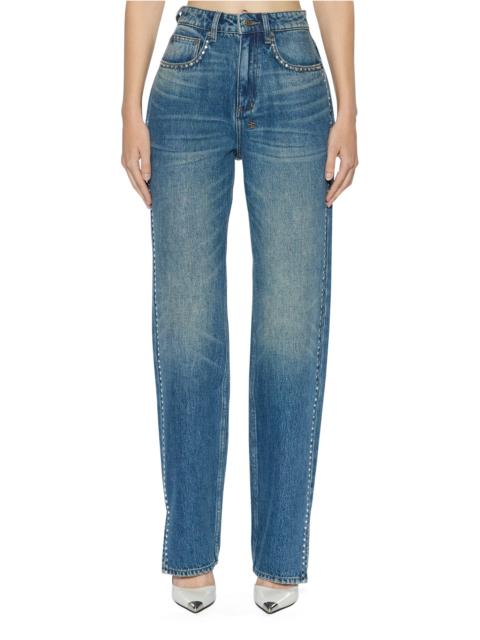 Ksubi PLAYBACK TEXAS BLUE STUDDED