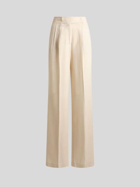 WIDE-LEG TROUSERS WITH PLEATS
