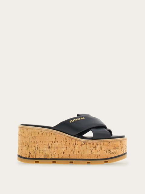 FERRAGAMO Wedge slide