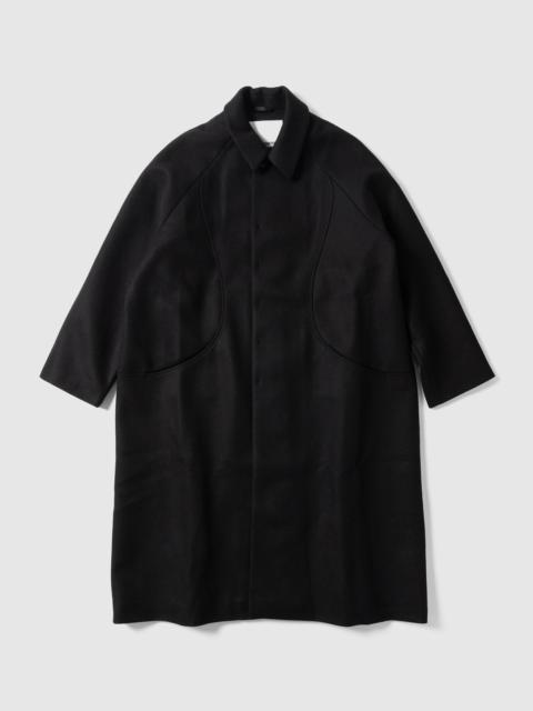 sage NATION Takeshi Coat Wool Black
