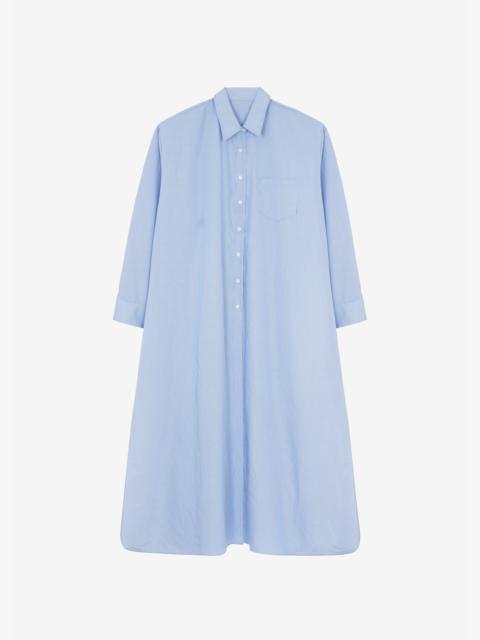 The Frankie Shop Avery Shirt Dress - Blue Stripe