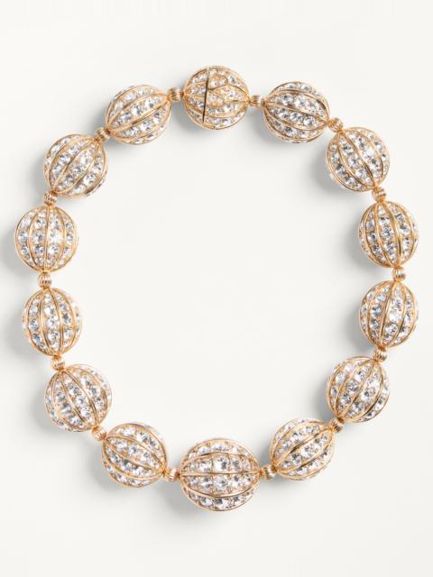Valentino POETIQUE DES GOUTTES METAL AND SWAROVSKI® CRYSTAL NECKLACE