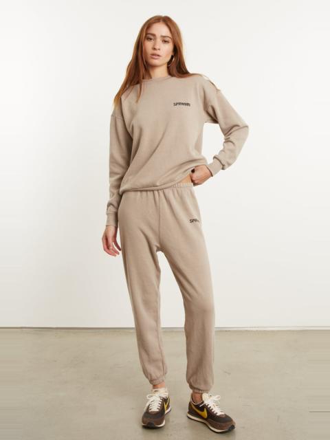 SPRWMN KHAKI LOGO SWEATSHIRT