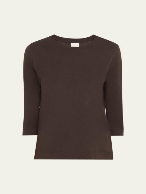 Dries Van Noten Hefiz Three-Quarter Sleeve T-Shirt