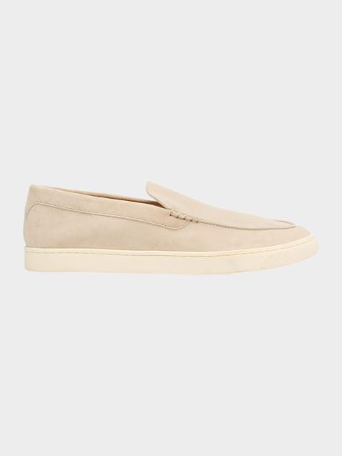 Brunello Cucinelli Men's Hybrid Venetian Suede Slip-Ons