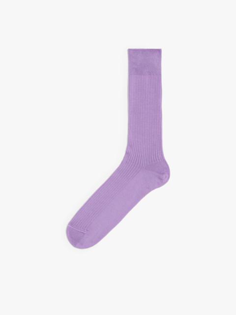 Mackintosh LILAC COTTON BLEND SOCKS