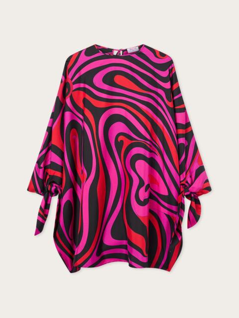 PUCCI MARMO PRINT SILK KAFTAN