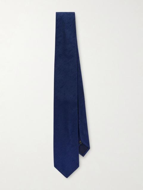 RUBINACCI 9cm Silk Tie Blue
