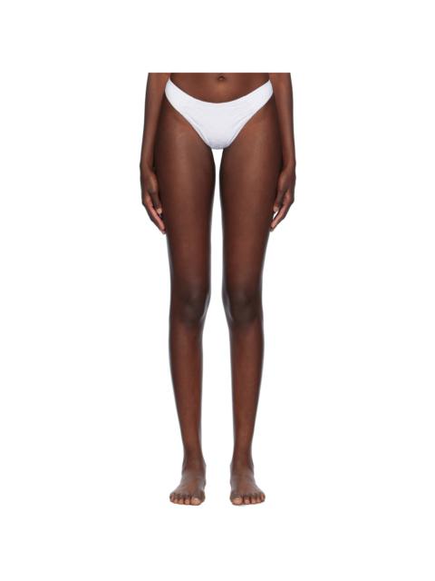 Frankies Bikinis White Dove Classic Bikini Bottom