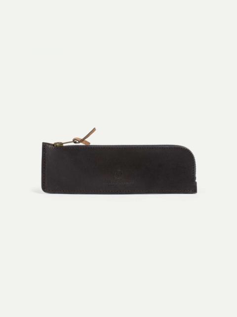 Bleu de Chauffe CANYON PENCIL CASE  -  DARK BROWN