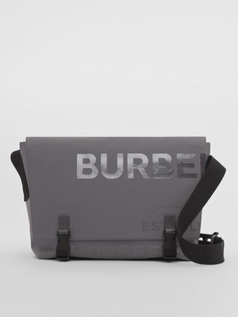 Burberry Horseferry Print Coated Canvas Messenger Bag