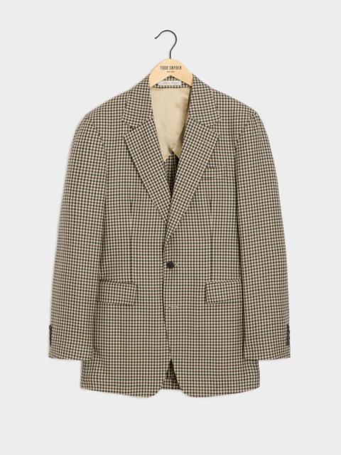 TODD SNYDER Italian Wool Gingham Wythe Jacket