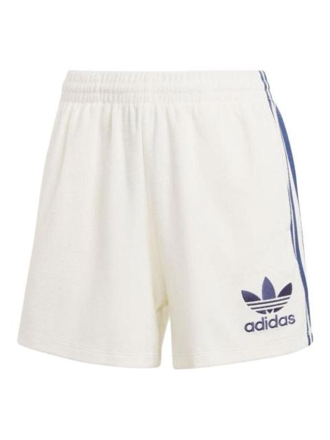 adidas (WMNS) adidas 페리 반바지 아시아 Sizing '화이트 블루'IT9841