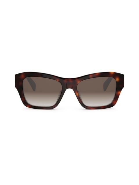CELINE Women's Triomphe 55MM Square Sunglasses - Brown