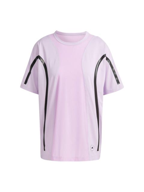 adidas (WMNS) adidas x Stella McCartney Truepace Running Loose T-Shirts 'Purple' II3237