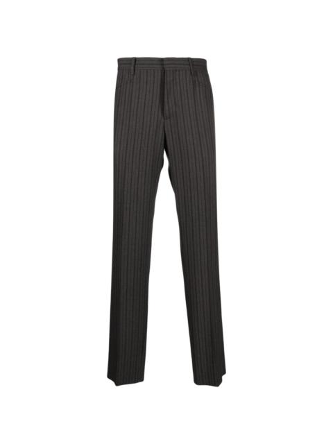 stripe-pattern tailored trousers