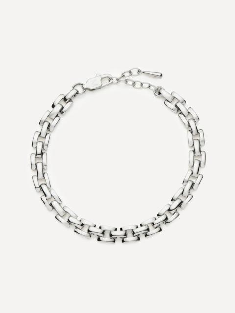 MISSOMA Platinum-Plated Timepiece Link Chain Bracelet