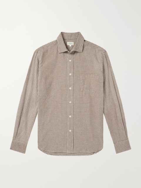 Hartford Paul Striped Cotton-Gabardine Shirt