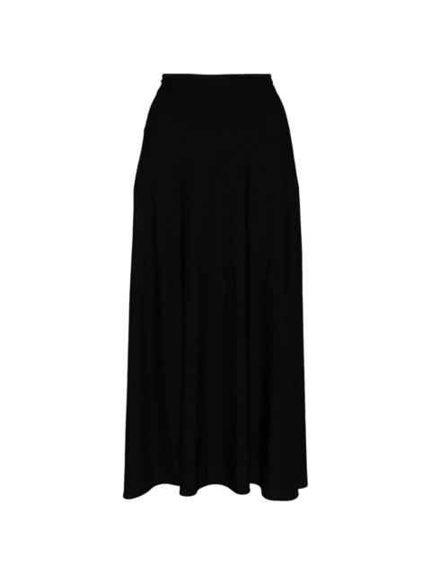 A-line midi skirt