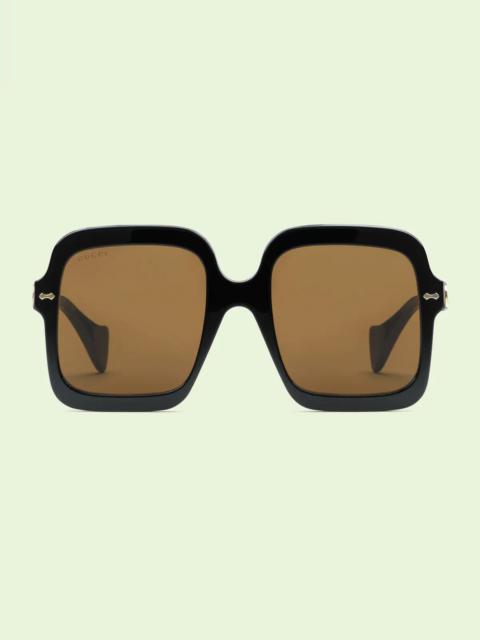 Square-frame sunglasses